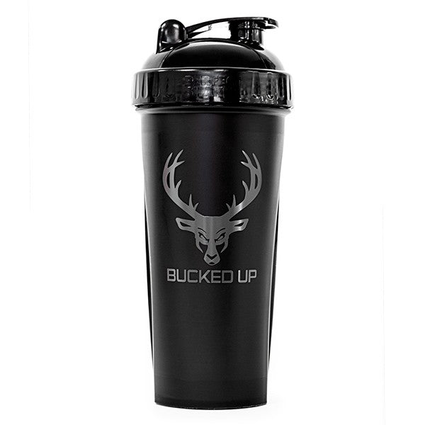 Bucked Up Perfect Shaker 28oz 795ml Black / Grey - Shaker Bottle at MySupplementShop by Bucked Up