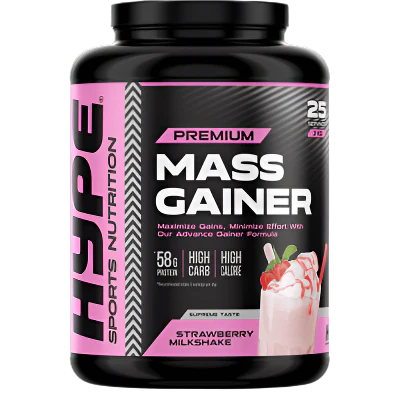 Hype Mass Gainer 3kg - Tailored Nutrition for Ultimate Muscle Growth