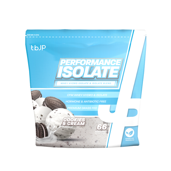 Trained By JP Performance ISOLATE 2kg - Cookies & Cream - Sports Supplements at MySupplementShop by Trained By JP