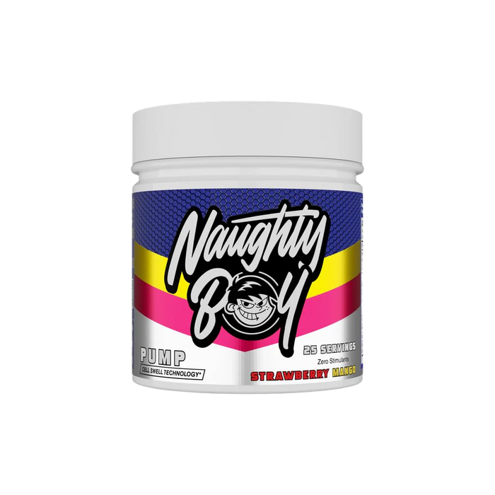 NaughtyBoy® PUMP Stim Free Pre Workout - 25 Servings