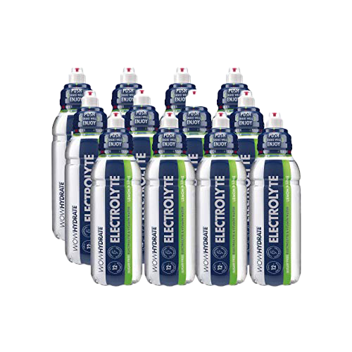 WOW HYDRATE LTD Elektrolytwasser 12 x 500 ml Zitrone &amp; Limette