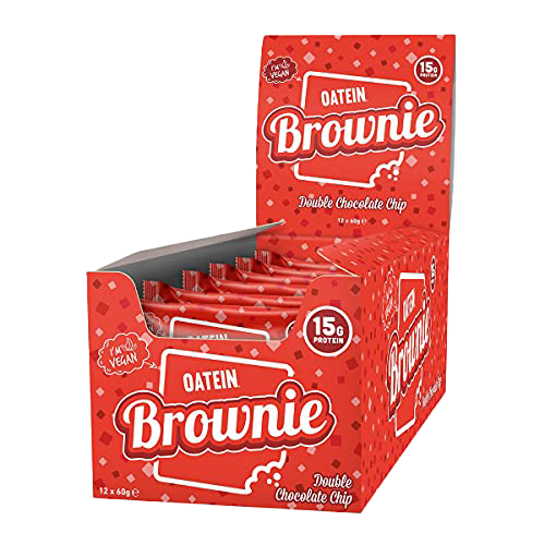 Oatein High Protein Brownie 12x60g Double Chocolate Chip