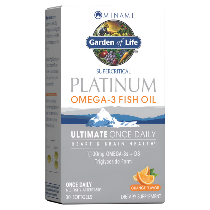 Minami Platinum Omega-3-Fischöl – 30 Kapseln