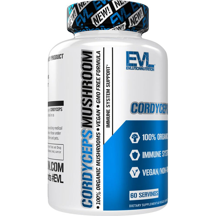 EVLution Nutrition Cordyceps Mushroom - 60 vcaps