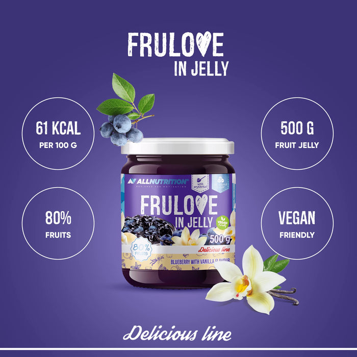 Allnutrition Frulove In Jelly, Blueberry with Vanilla - 500g