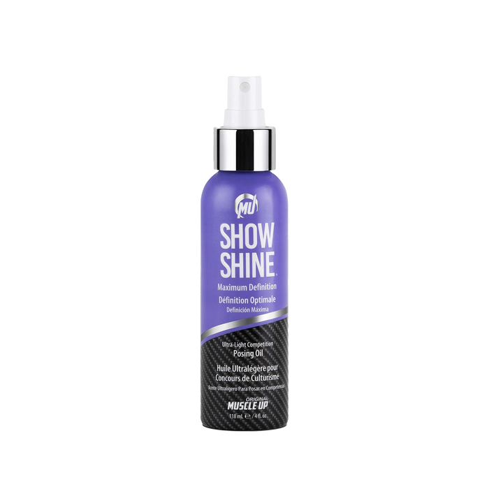 Pro Tan Show Shine, Maximum Definition Ultra Light Competition Posing Oil Spray – 118 ml.