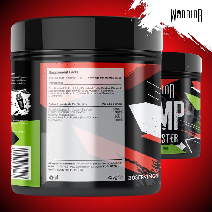 Warrior PUMP 225g Erdbeer-Kiwi