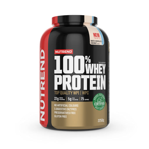 Nutrend 100% Whey Protein, White Chocolate + Coconut 2250g
