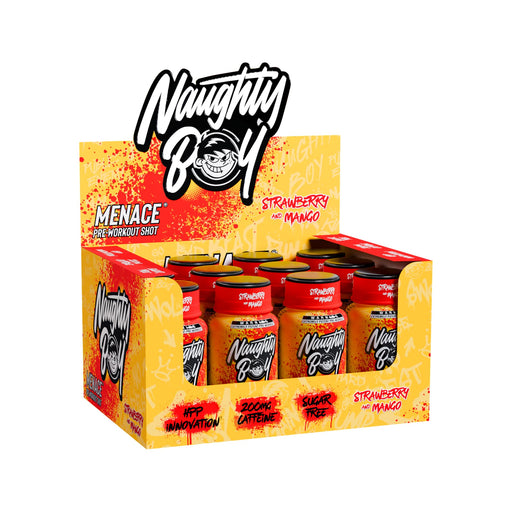 Naughty Boy Menace Pre-Workout Shot - 12 x 60 ml.