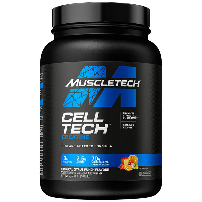 MuscleTech CellTech Creatine Tropical Citrus Punch (New Formula) 2270g