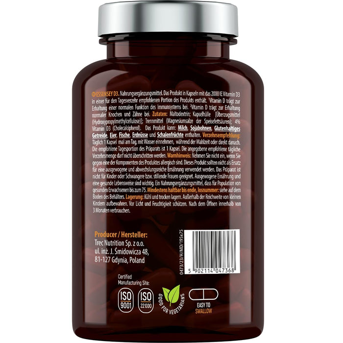 Essensey D3 - 120 caps - Vitamin D at MySupplementShop by Essensey