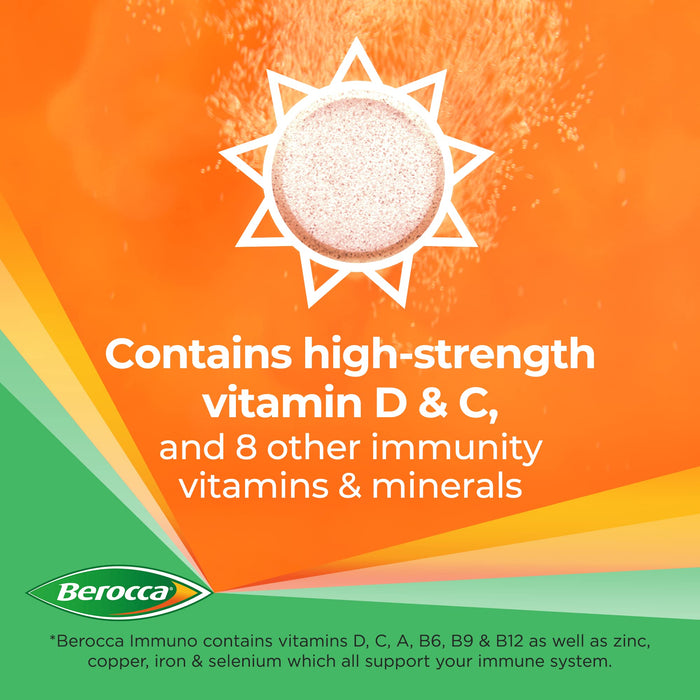 Berocca Immuno Energy & Immune Support 15 Tablets - Adult Multi Vits at MySupplementShop by Berocca