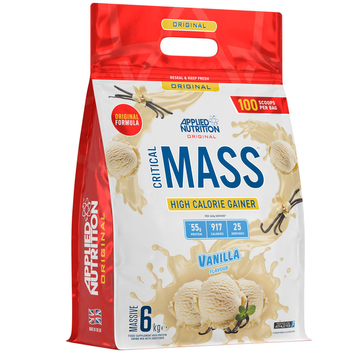 Applied Nutrition Critical Mass - Original, Vanilla Best Value Nutritional Supplement at MYSUPPLEMENTSHOP.co.uk