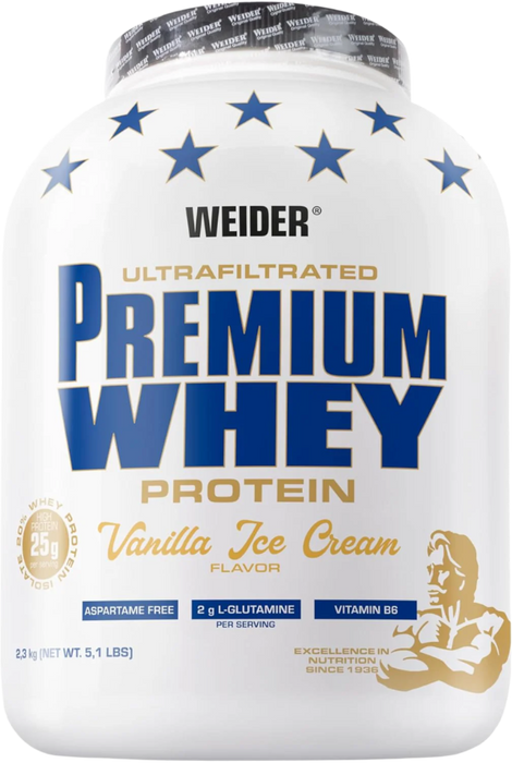 WEIDER® Premium Whey Protein: Optimal Muscle Growth & Recovery 2.3kg