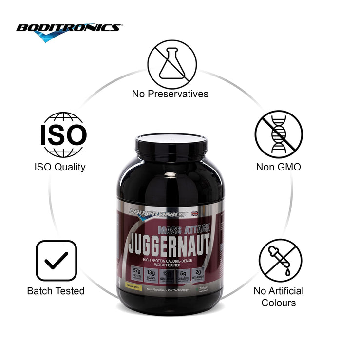 Boditronics Mass Attack Juggernaut 2kg - Protein Blends at MySupplementShop by Boditronics