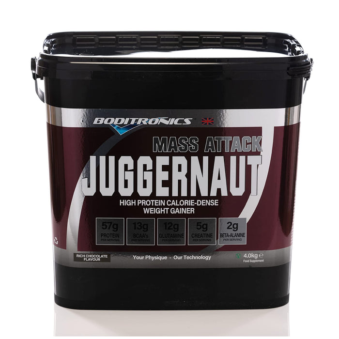 Mass Attack Juggernaut Chocolate 4kg - Sports Nutrition at MySupplementShop by Boditronics