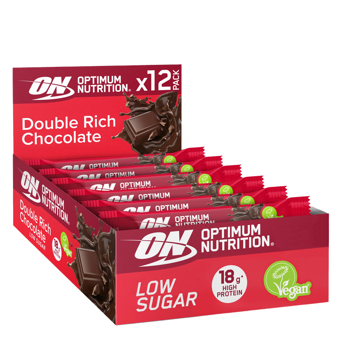 Optimum Nutrition Pflanzenriegel 12x60g Double Choc