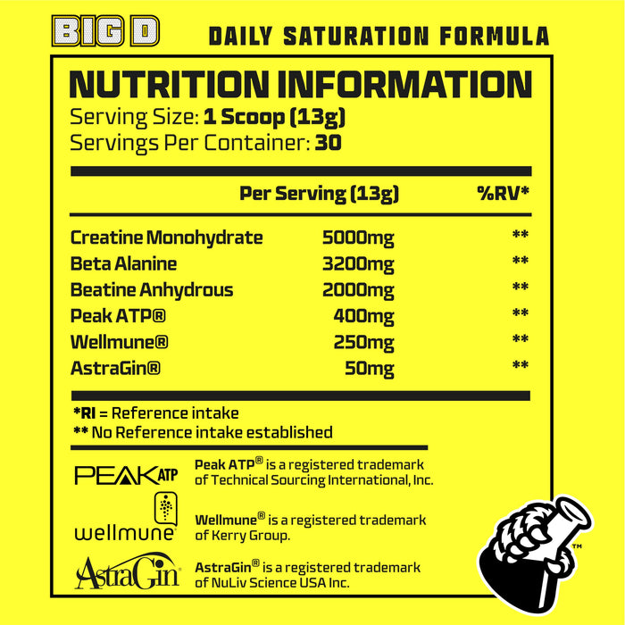 Beast Pharm Big D Daily Saturation Formula 390g Cranberry Best Value Nutritional Supplement at MYSUPPLEMENTSHOP.co.uk