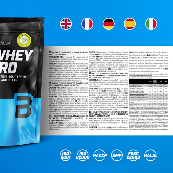 BioTechUSA Iso Whey Zero 500g - Whey Proteins at MySupplementShop by BioTechUSA