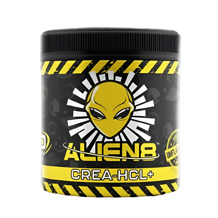 Alien8 Creatine HCL+ 200g Pure Performance Powder for Enhanced Muscle Endurance