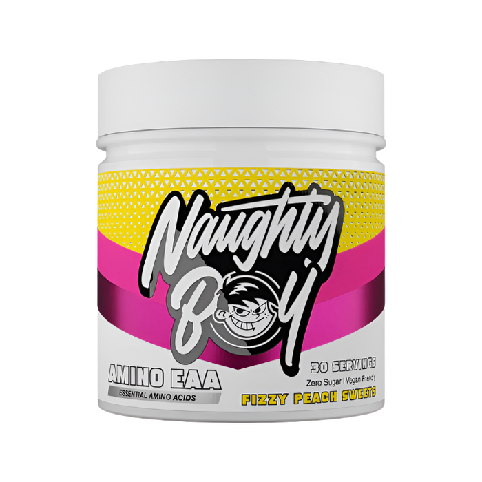 Naughty Boy Summer Vibes Amino EAA Bonbons pétillants à la pêche 345g