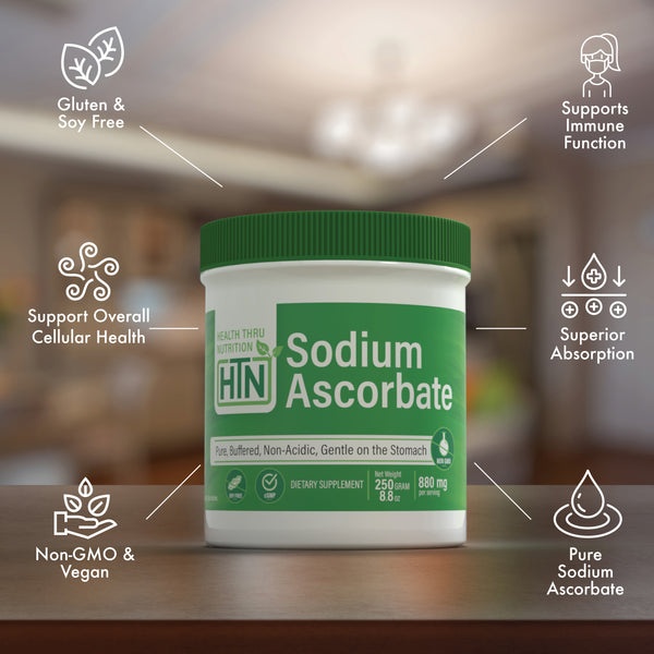 Health Thru Nutrition Sodium Ascorbate - 250g