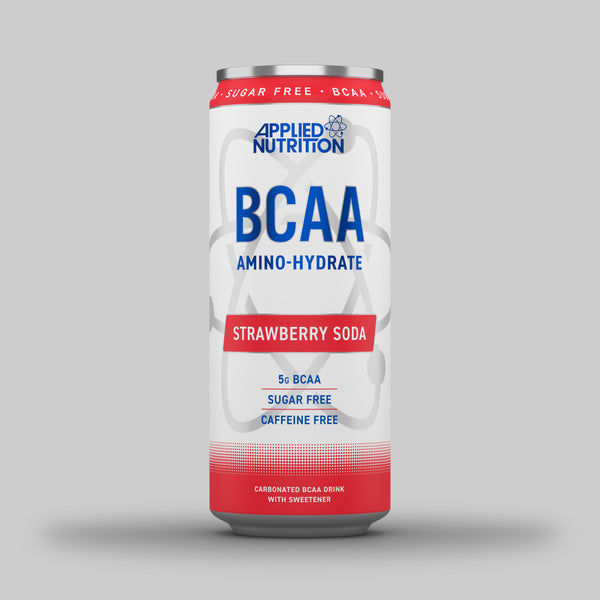 Applied Nutrition BCAA Can 12x330ml Strawberry Soda - BCAA's at MySupplementShop by Applied Nutrition