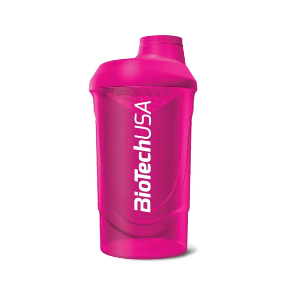 Biotech USA Shaker Wave Neon 600ml - Pink - Shaker at MySupplementShop by BioTechUSA