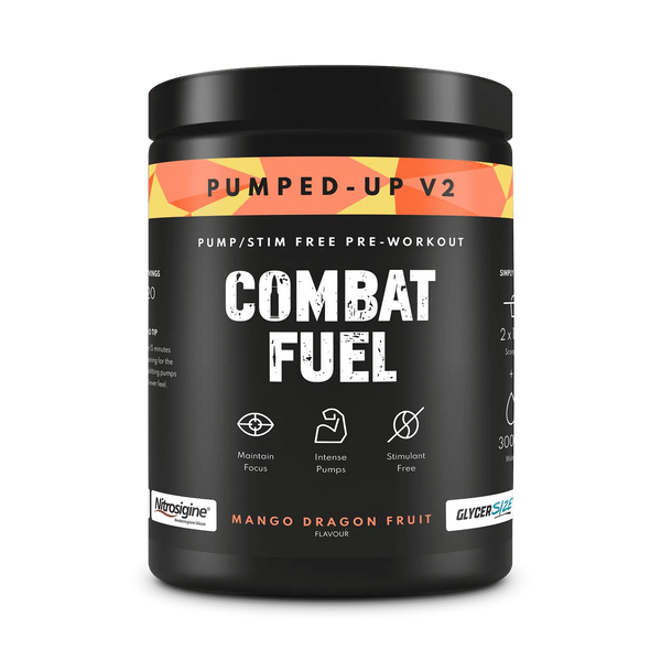 Combat Fuel Pumped Up V2 450g - Mango Dragonfruit - Sports Nutrition at MySupplementShop by Combat Fuel