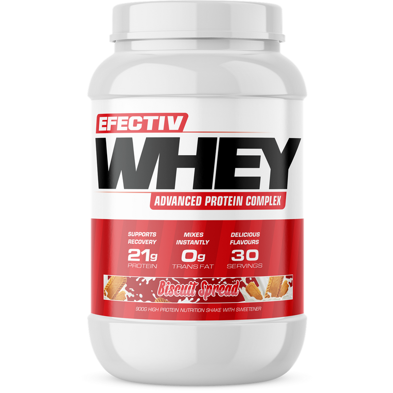 Efectiv Nutrition Whey Protein 900g Biscuit Spread