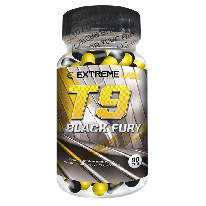 Extreme Labs T9 Black Fury 90 Capsules - Food Supplement at MySupplementShop by Extreme Labs