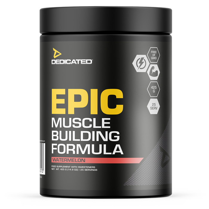 Dedicated Nutrition Epic Pre Workout 425g Watermelon | High-Quality Supplements | MySupplementShop.co.uk