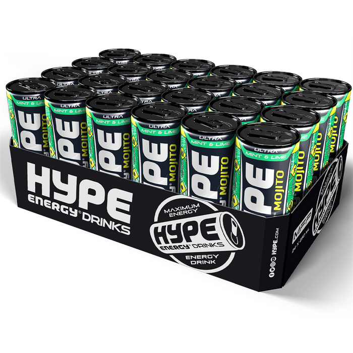 HYPE Mojito Mint & Lime 24x250ml Mint & Lime - Energy Drinks at MySupplementShop by Hype Energy Drinks