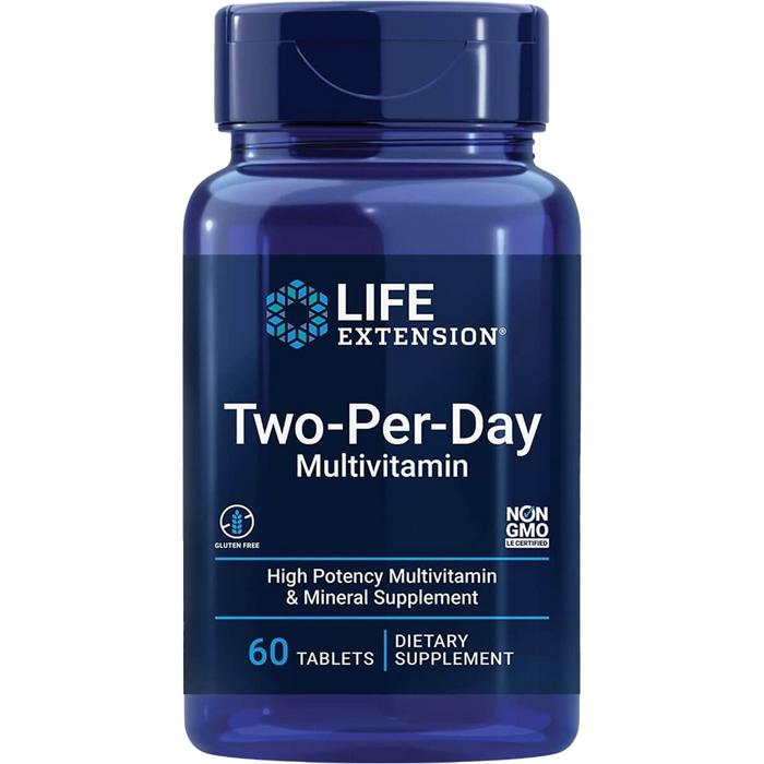 Life Extension Two-Per-Day, Tabletten – 60 Tabletten