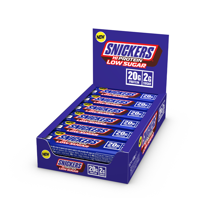 Snickers Low Sugar Snickers Hi-Protein Bar 12x57g