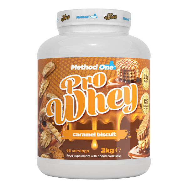 Method 1 Pro Whey 2kg - Caramel Biscuit - Sports Nutrition at MySupplementShop by Method 1