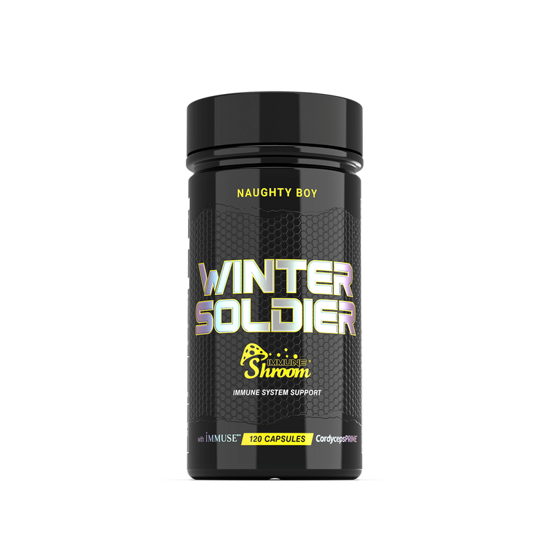 Naughty Boy Winter Soldier Immune Shroom 120 Caps | Premium Sports Supplements at MYSUPPLEMENTSHOP.co.uk
