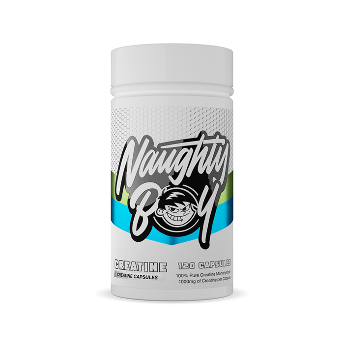 Naughty Boy Creatine 120 Capsules - Creatine Capsules at MySupplementShop by Naughty Boy