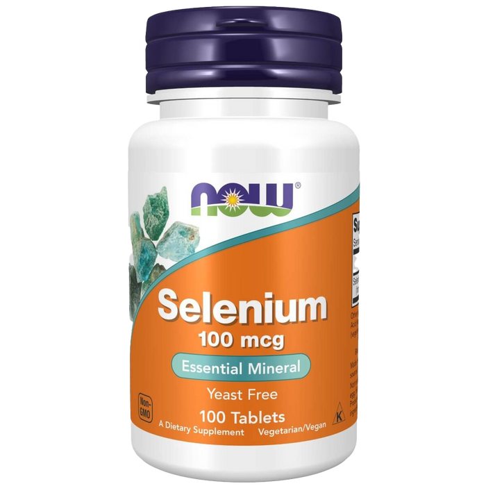 NOW Foods Selenium, 100 mcg – 100 Tabletten
