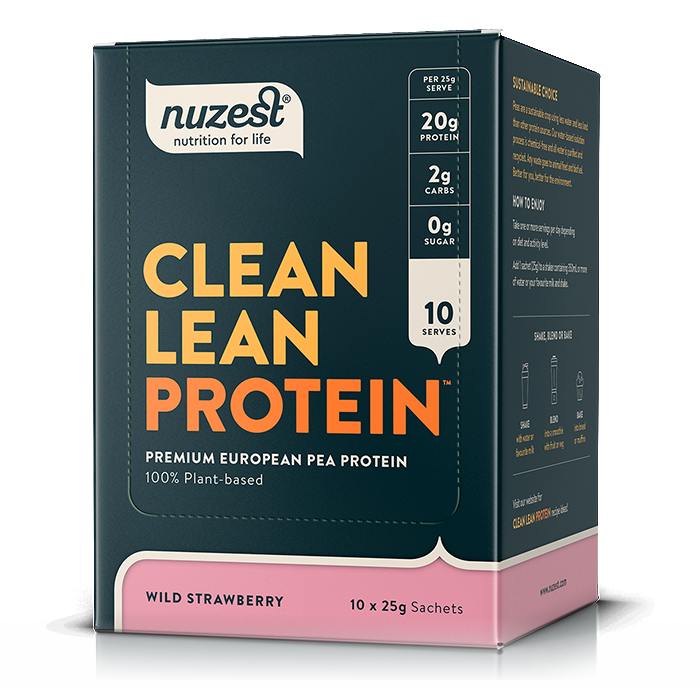 Nuzest Clean Lean Protein 10x25g Wild Strawberry - Sports Nutrition at MySupplementShop by Nuzest