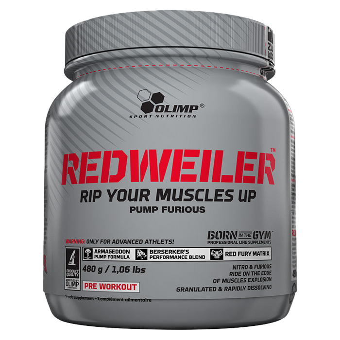 Olimp Nutrition RedWeiler, Blueberry Madness - 480 grams