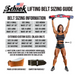 Your guide to finding the perfect fit: Schiek Lifting Belt Sizing Guide