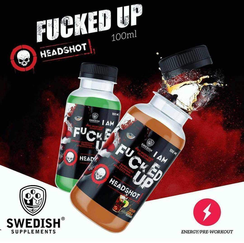 Swedish Supplements Fucked Up Headshot 12x100ml Himbeere