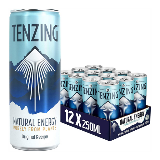 Tenzing Natural Energy 12x250ml Original | Premium Drinks and Shakes at MySupplementShop.co.uk