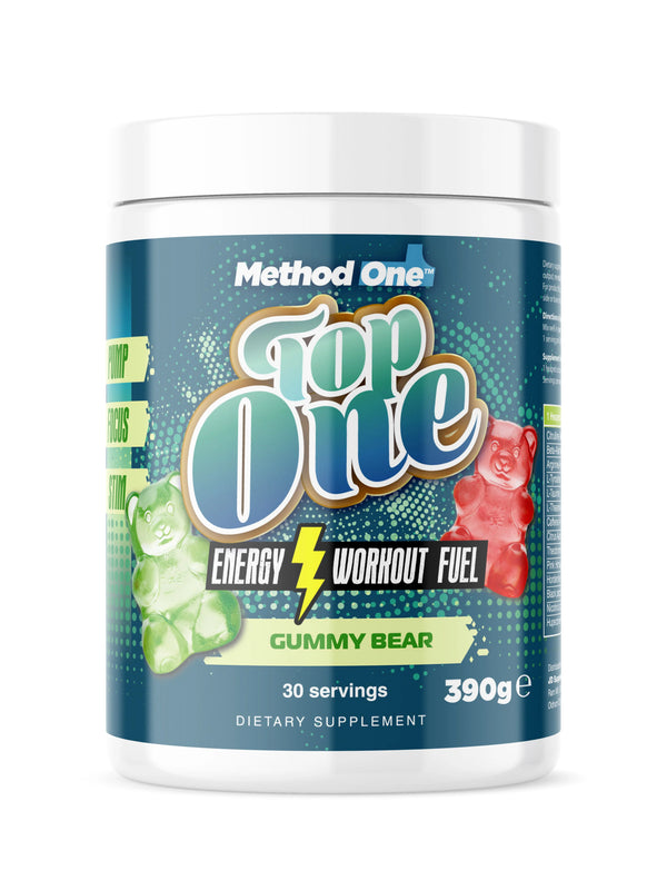 Method 1 Top One Pre Workout 390g - Gummy Bear - Sports Nutrition at MySupplementShop by Method