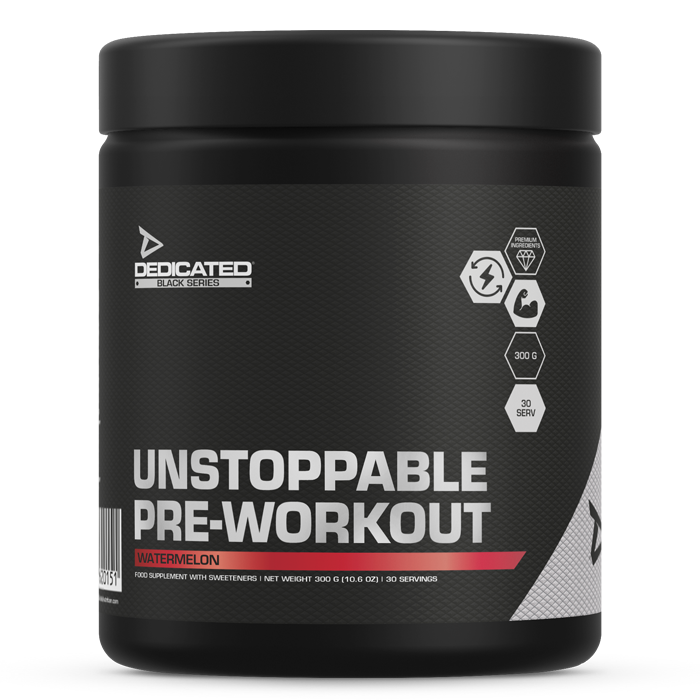 Dedicated Nutrition Unstoppable Pre Workout 300g - Legendary Training Booster - Pre Workout at MySupplementShop by Dedicated Nutrition