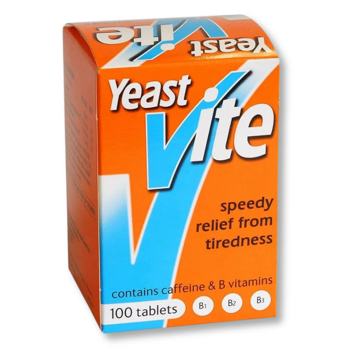 Yeast Vite 100 Tablets for speedy relief of mental and physical fatigue and tiredness - Energy & Mind at MySupplementShop by Yeast Vite