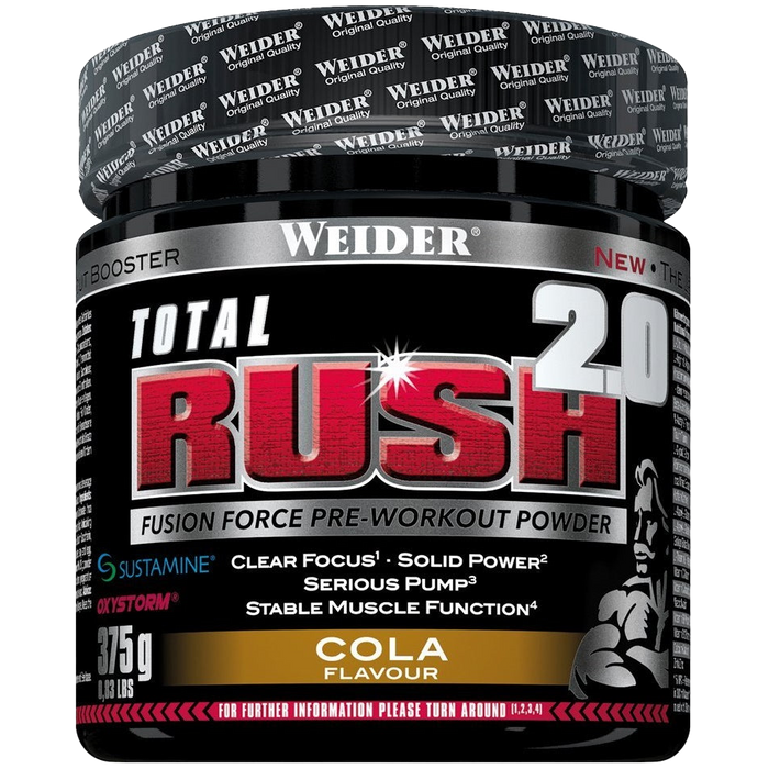 Weider Total Rush 2.0, Cola - 375 grams