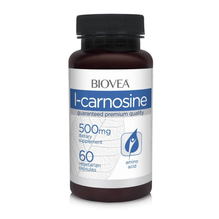 Biovea L-Carnosine 500mg 60 Vegetarian Capsules - Brain & Memory at MySupplementShop by Biovea