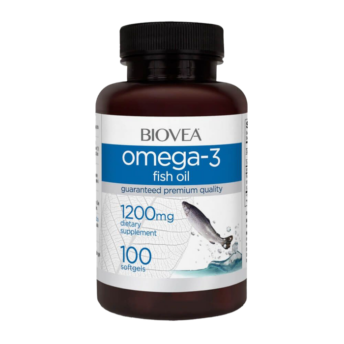 Biovea Omega 3 Fish Oil 1200mg 100 Softgels